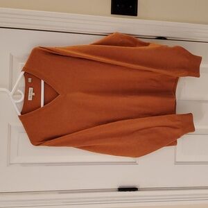 Peter Millar 100% cashmere Vneck sweater, XL